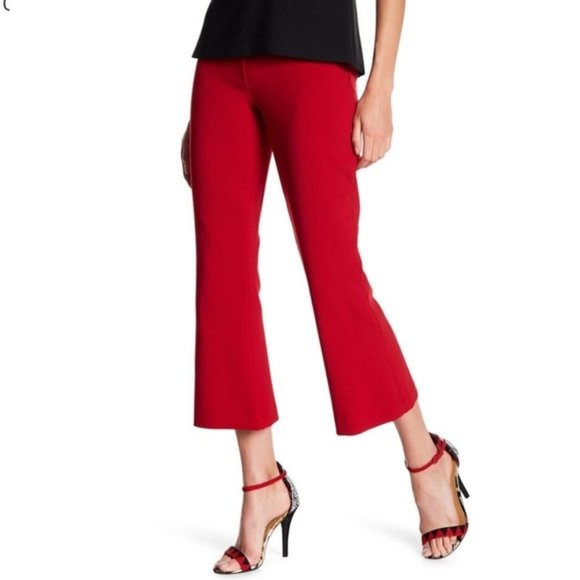 Nicole Miller Pants - Nicole Miller Artelier Nina Crop Flare Pants Size 4 EUC